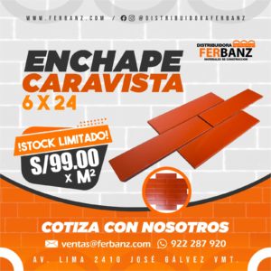 Enchape Caravista por m2