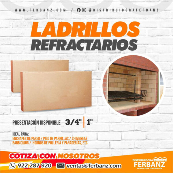 publicidad de ladrillos refractarios