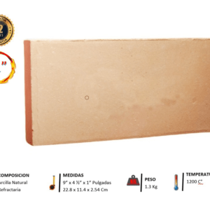 imagen comercial del ladrillo refractario 1"