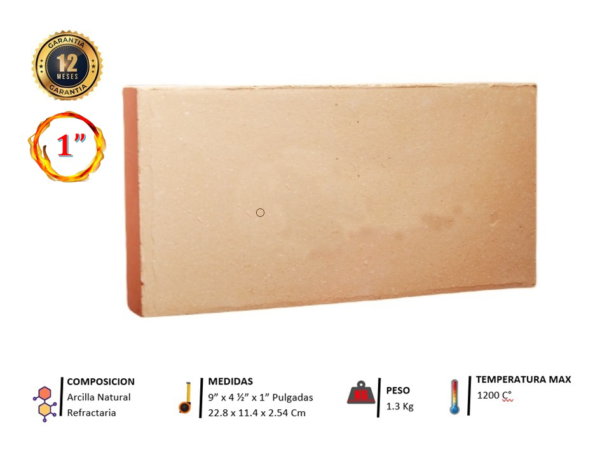 imagen comercial del ladrillo refractario 1"